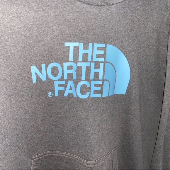 ❗️SOLD❗️THE NORTH FACE MEN DRAWSTRING HOODIE/SWEATER SIZE XXL GRAY & BLUE 2XL - Picture 5 of 5